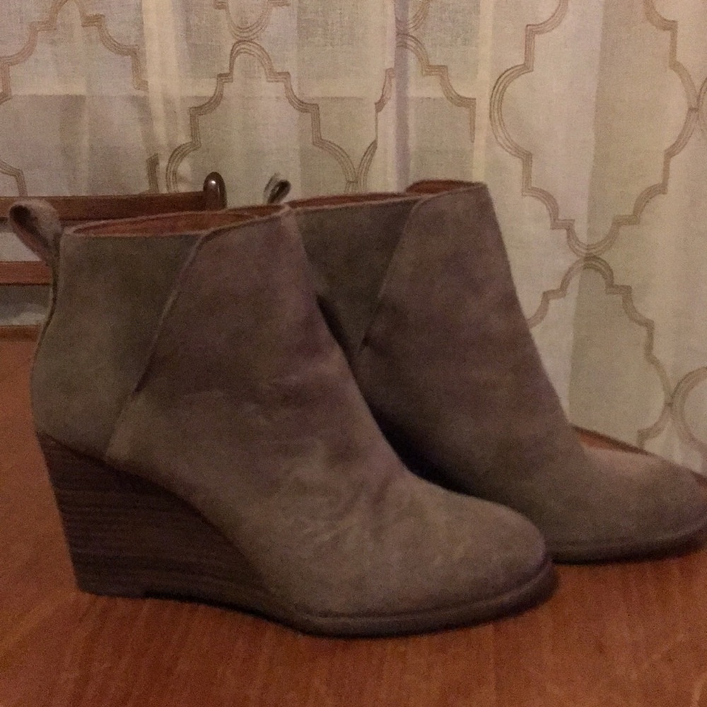 Lucky Brand wedge booties